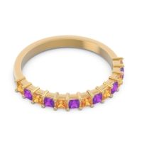 Half Eternity Pave Princess Lepyakara Band