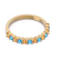 Half Eternity Pave Princess Lepyakara Band