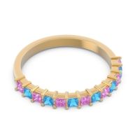Half Eternity Pave Princess Lepyakara Band
