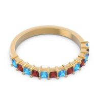 Half Eternity Pave Princess Lepyakara Band