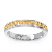 Half Eternity Channel Set Bila Band