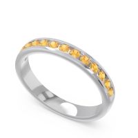 Half Eternity Channel Set Bila Band