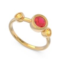 Petite Bezel Ksetra Ring