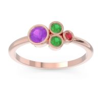 Petite Modern Bezel Utkara Ring