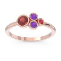 Petite Modern Bezel Utkara Ring