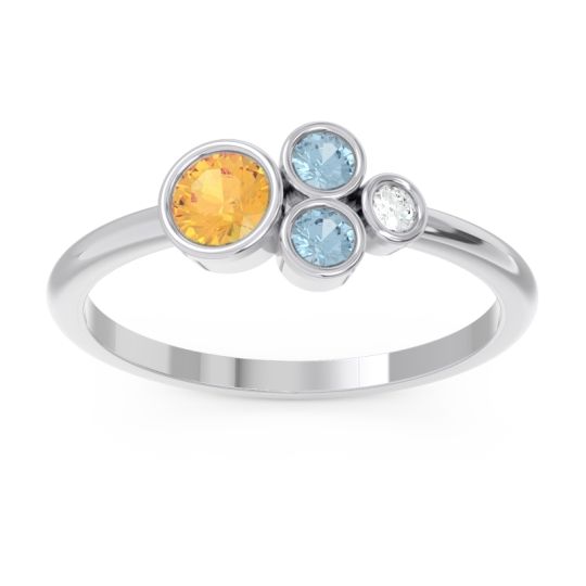 Petite Modern Bezel Utkara Ring