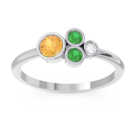 Petite Modern Bezel Utkara Ring
