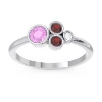 Petite Modern Bezel Utkara Ring