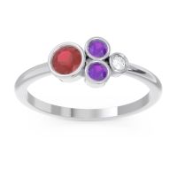 Petite Modern Bezel Utkara Ring