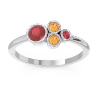 Petite Modern Bezel Utkara Ring