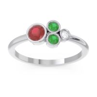 Petite Modern Bezel Utkara Ring