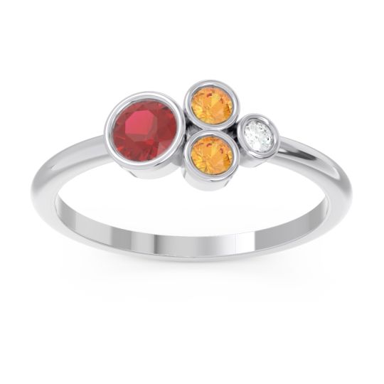 Petite Modern Bezel Utkara Ring