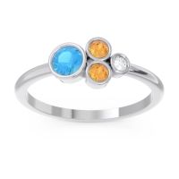 Petite Modern Bezel Utkara Ring