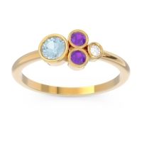 Petite Modern Bezel Utkara Ring