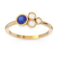 Petite Modern Bezel Utkara Ring