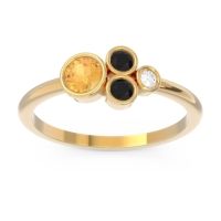 Petite Modern Bezel Utkara Ring