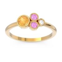 Petite Modern Bezel Utkara Ring