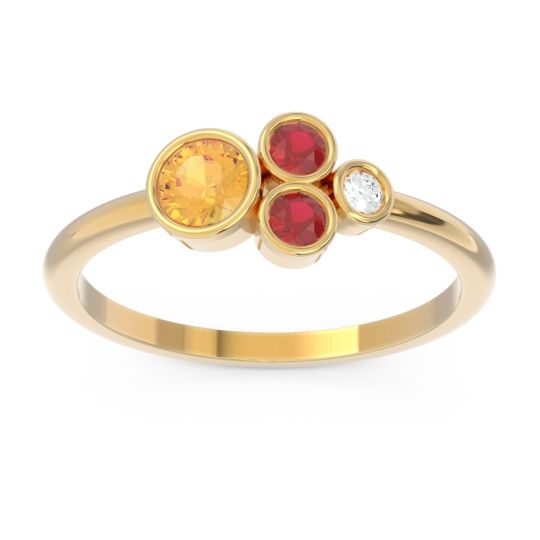 Petite Modern Bezel Utkara Ring