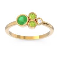 Petite Modern Bezel Utkara Ring