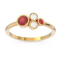 Petite Modern Bezel Utkara Ring