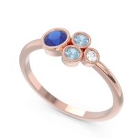 Petite Modern Bezel Utkara Ring