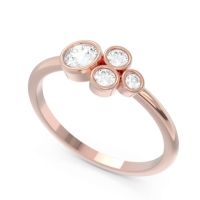 Petite Modern Bezel Utkara Ring