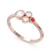 Petite Modern Bezel Utkara Ring