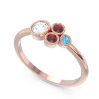 Petite Modern Bezel Utkara Ring