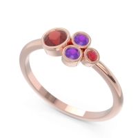 Petite Modern Bezel Utkara Ring