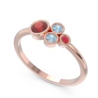 Petite Modern Bezel Utkara Ring