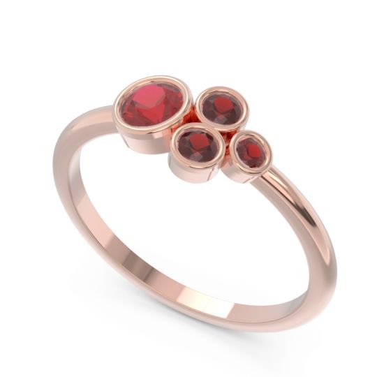 Petite Modern Bezel Utkara Ring