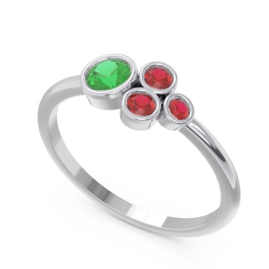 Petite Modern Bezel Utkara Ring