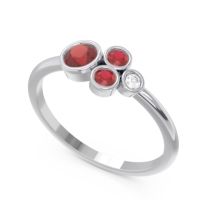 Petite Modern Bezel Utkara Ring