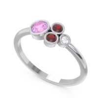 Petite Modern Bezel Utkara Ring