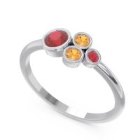 Petite Modern Bezel Utkara Ring