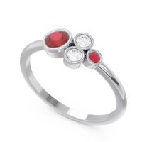 Petite Modern Bezel Utkara Ring