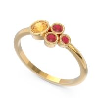 Petite Modern Bezel Utkara Ring