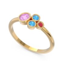 Petite Modern Bezel Utkara Ring