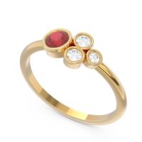 Petite Modern Bezel Utkara Ring