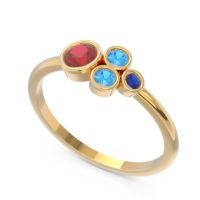 Petite Modern Bezel Utkara Ring