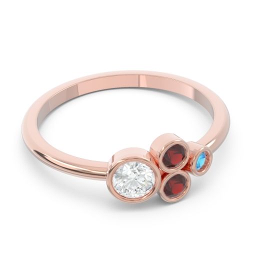 Petite Modern Bezel Utkara Ring