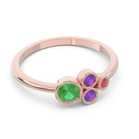 Petite Modern Bezel Utkara Ring