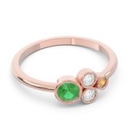 Petite Modern Bezel Utkara Ring