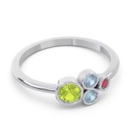 Petite Modern Bezel Utkara Ring