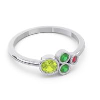 Petite Modern Bezel Utkara Ring