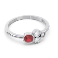 Petite Modern Bezel Utkara Ring