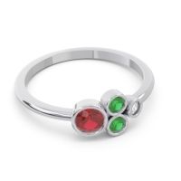 Petite Modern Bezel Utkara Ring