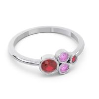 Petite Modern Bezel Utkara Ring