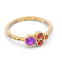 Petite Modern Bezel Utkara Ring