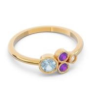 Petite Modern Bezel Utkara Ring